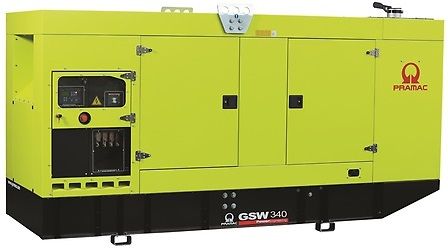 Дизельный генератор Pramac GSW 340 P в кожухе с АВР