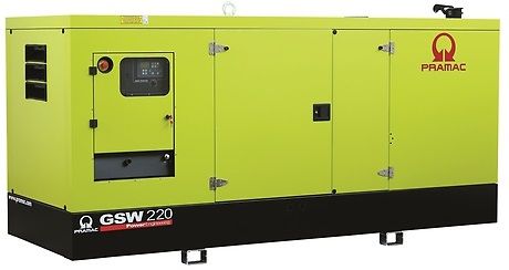 Дизельный генератор Pramac GSW 220 P в кожухе с АВР