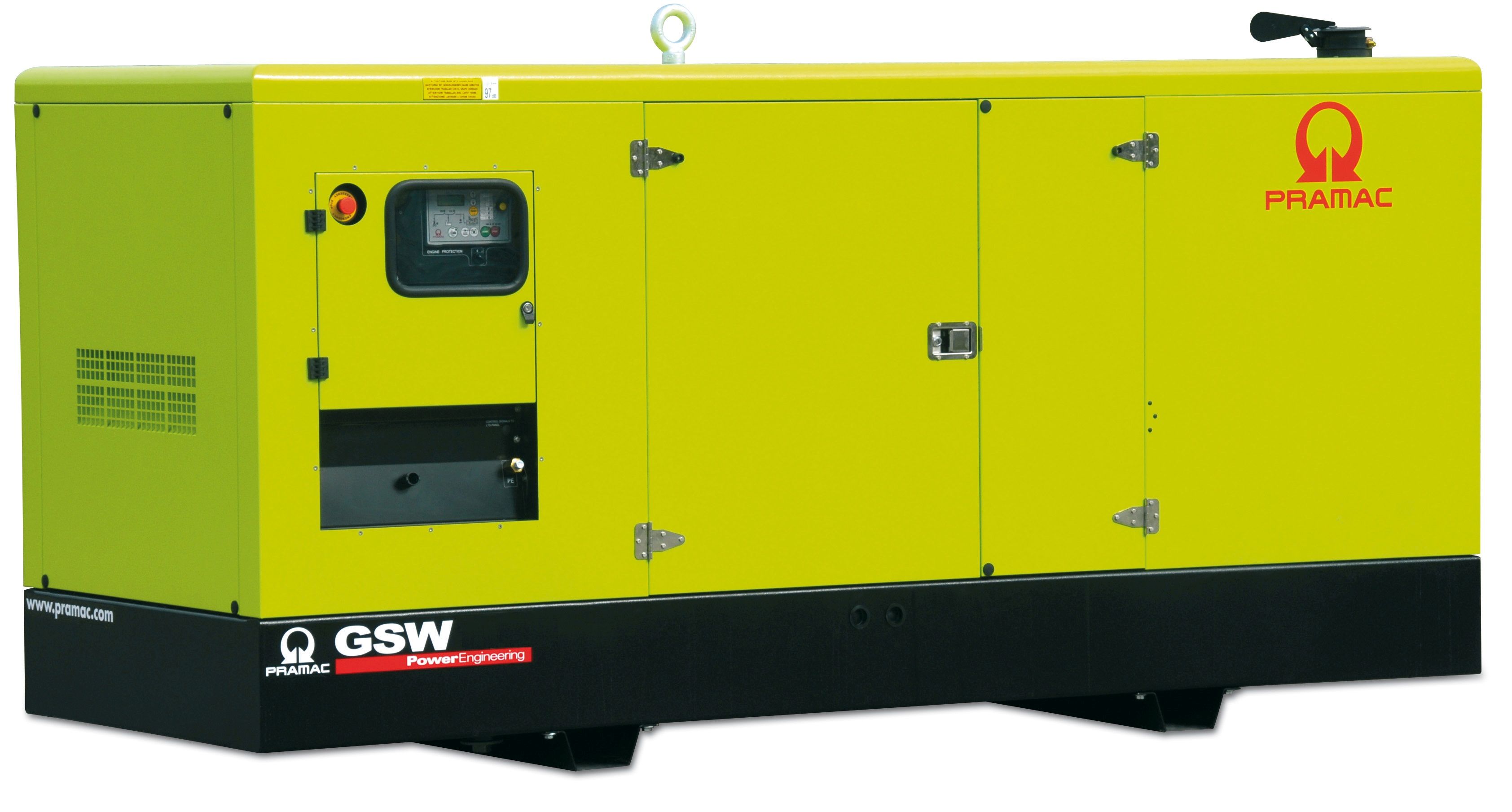 Дизельный генератор Pramac GSW 275 V в кожухе с АВР