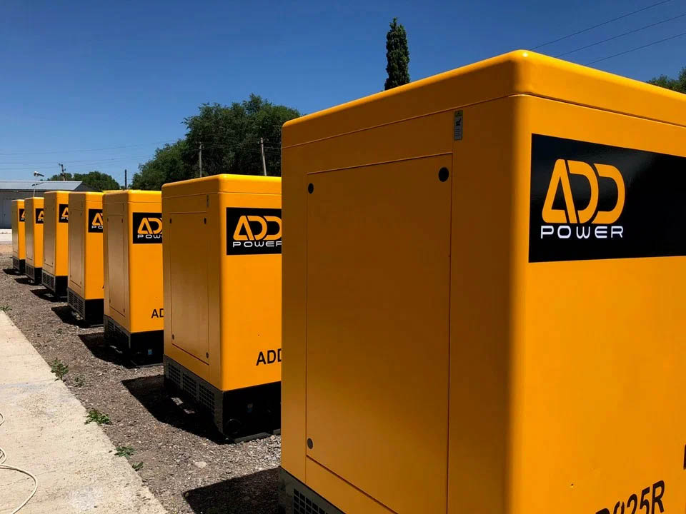 Дизельный генератор ADD-80R открытый