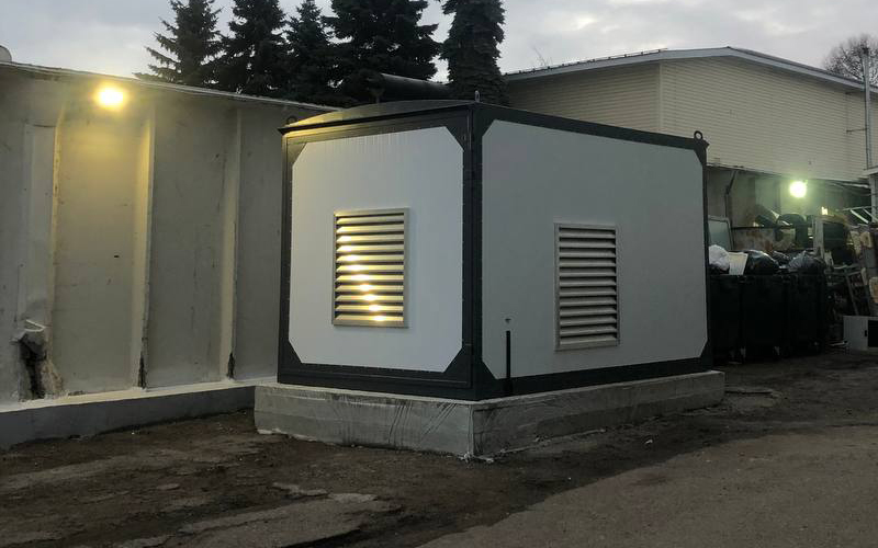 Дизельный генератор на двигателе Cummins мощностью 100 кВт для финансовой организации
