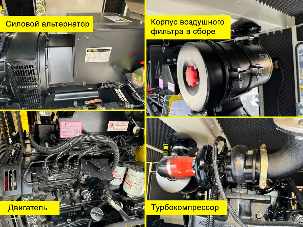 Дизельный генератор ENERGY ADE-36P в кожухе