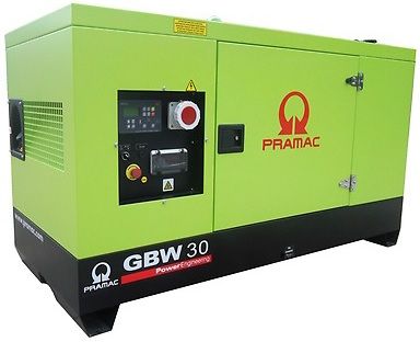 Дизельный генератор Pramac GBW 30 Y в кожухе