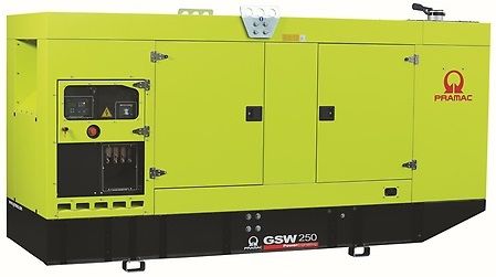 Дизельный генератор Pramac GSW 250 P в кожухе с АВР