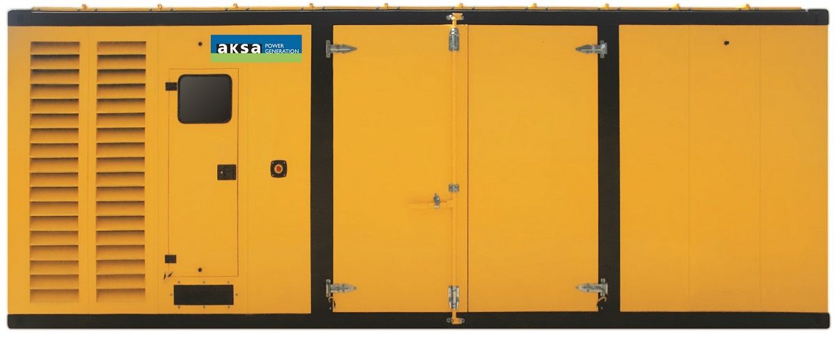 Дизельный генератор Aksa AP 1400 в кожухе
